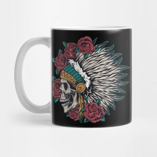 Local Rose Skull Mug